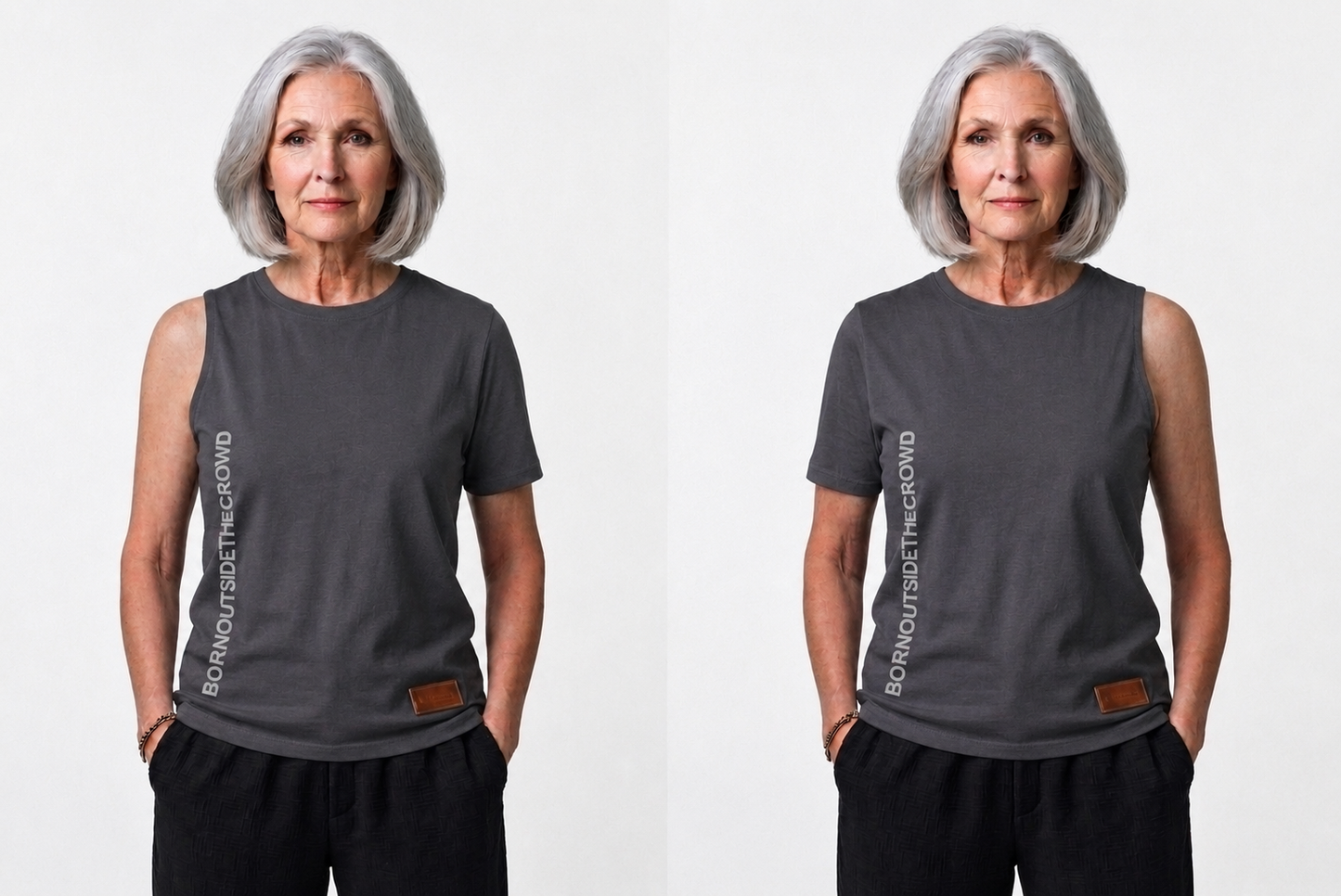 Equis One-Sleeve Top  |  BORN OUTSIDE THE CROWD