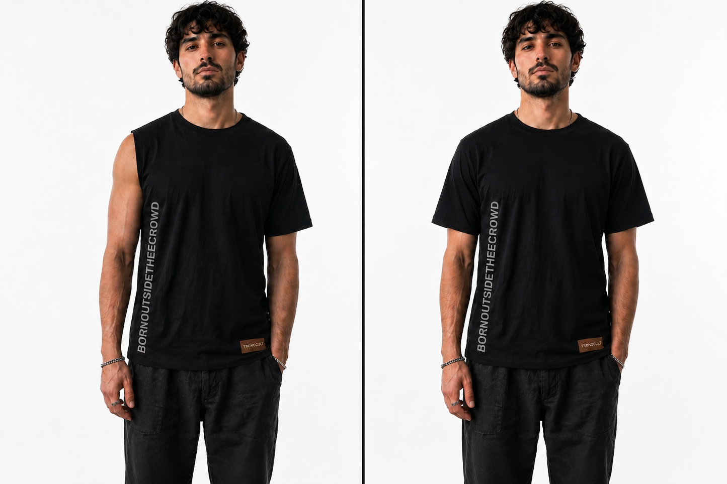 Men's One-Sleeve Top  |  BORN OUTSIDE THE CROWD