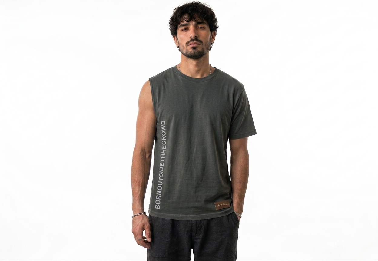 Men's One-Sleeve Top  |  BORN OUTSIDE THE CROWD
