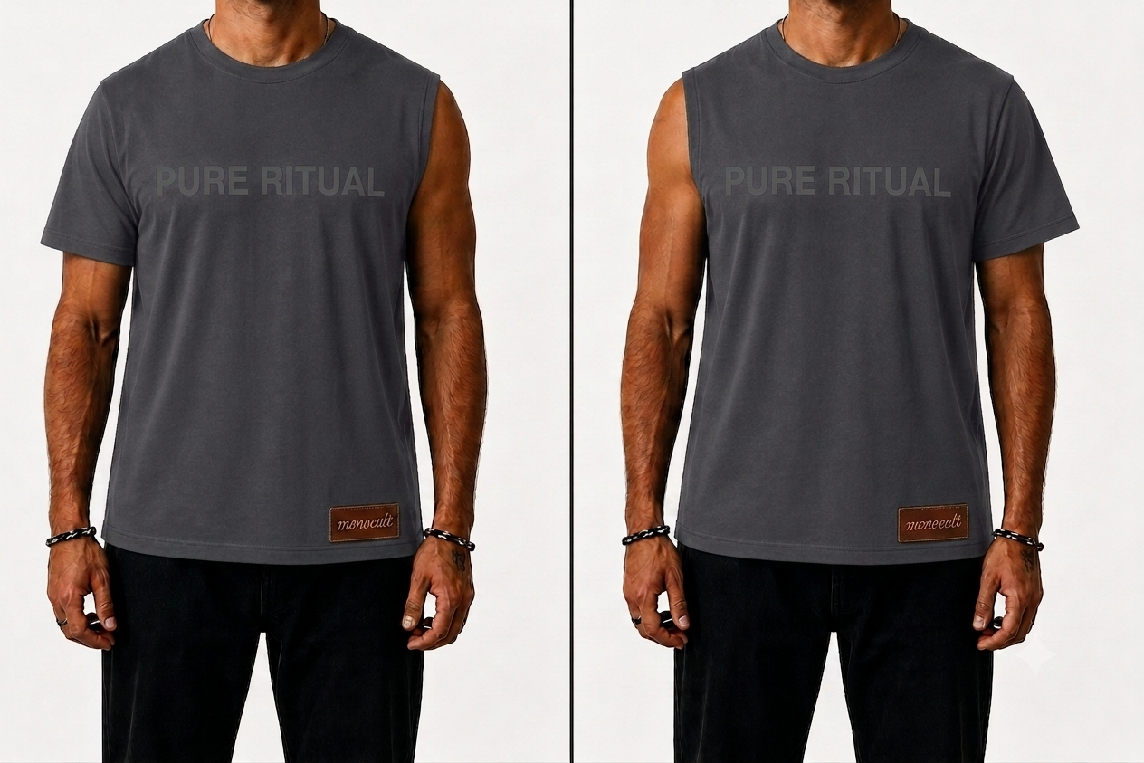 Men's One-Sleeve Top  | PURE RITUAL