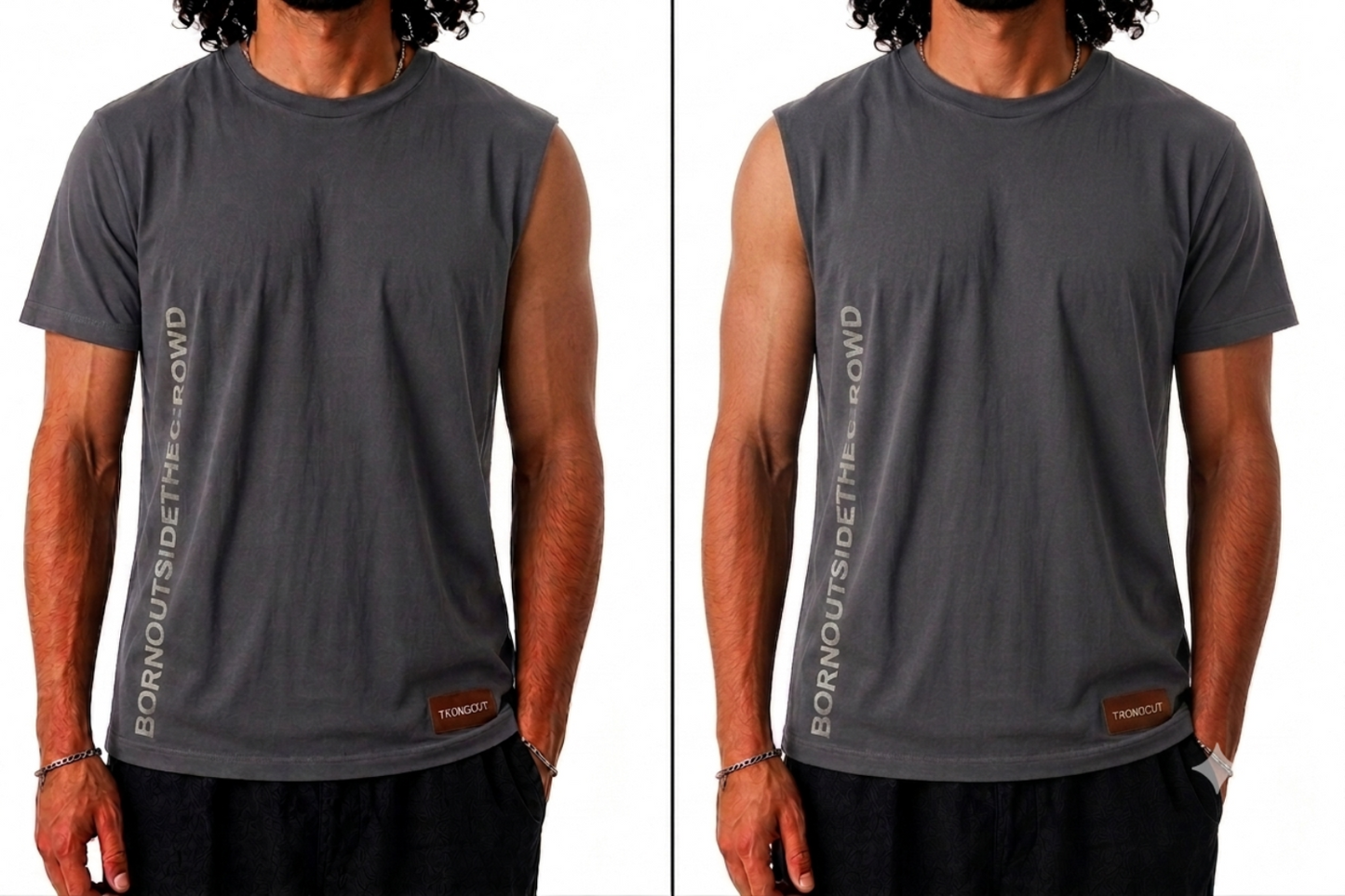 Equis One-Sleeve Top  |  BORN OUTSIDE THE CROWD